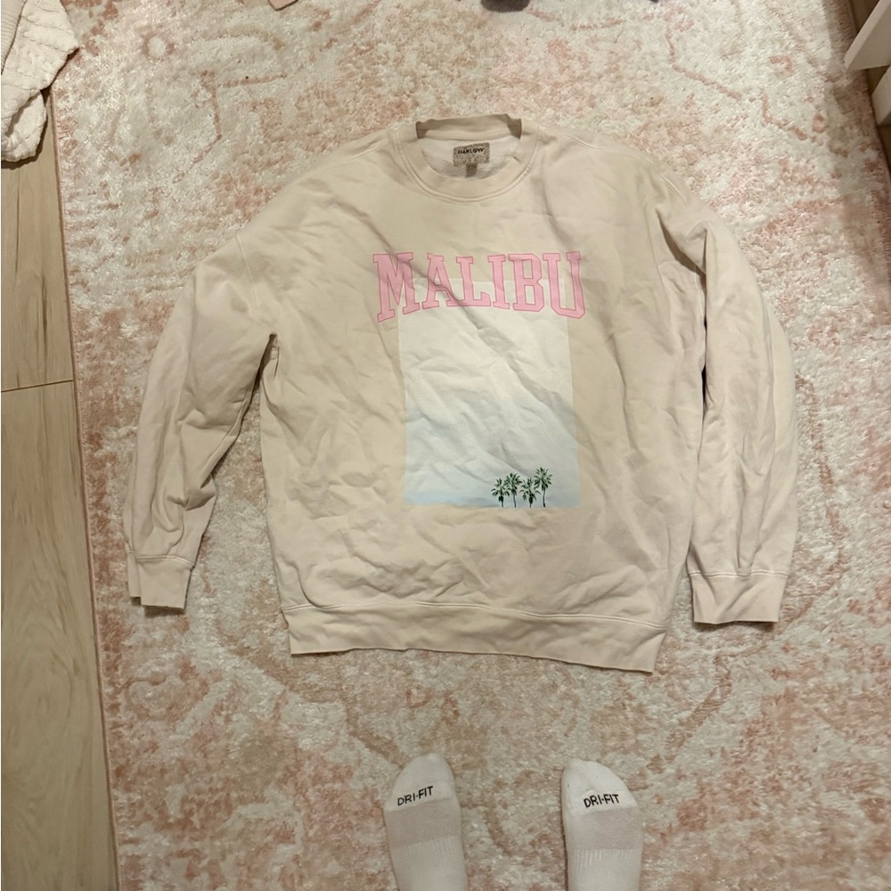 Malibu Pink Graphic Sweatshirt